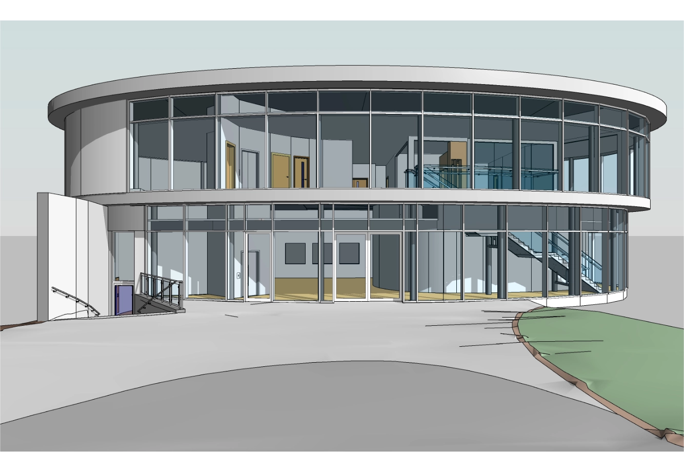 Commercial building Revit model in Birmingham